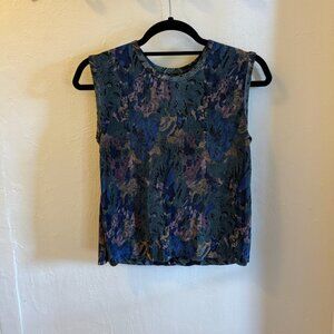Vintage Floral Tank Top